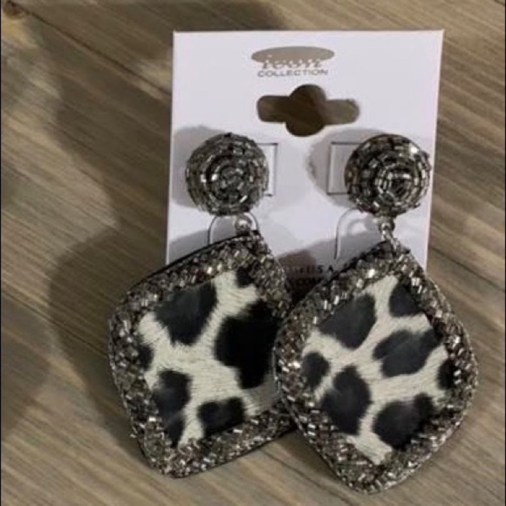 Leopard Print Earrings